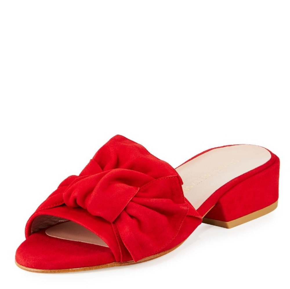 Stewart Weizman Giftwrap Bow Tie Slippers